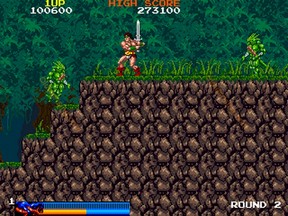 une photo d'Ã©cran de Rastan Saga sur Arcade